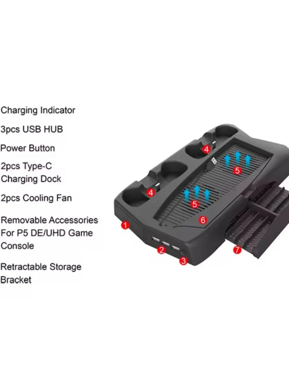 COOLING STAND FOR PS5/FAT